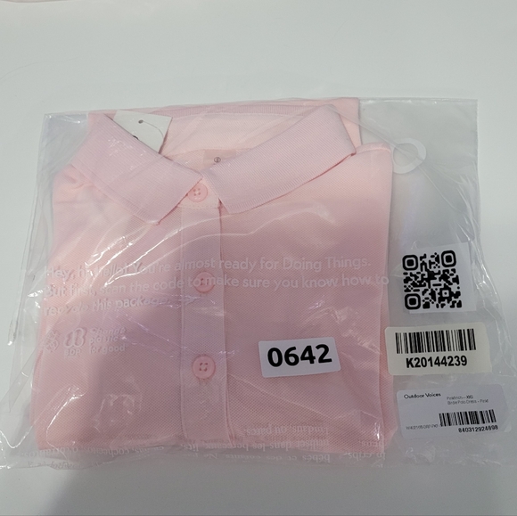 Outdoor Voices Birdie Polo Dress Sizes: XXS & XXXL (3XL)  Pink Short Sleeve - Picture 7 of 10
